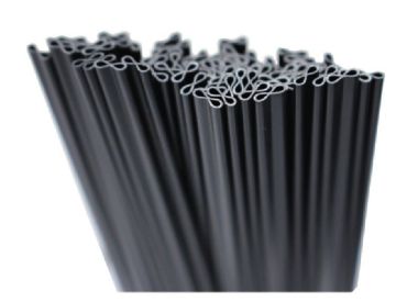 Ống hút nhựa đen